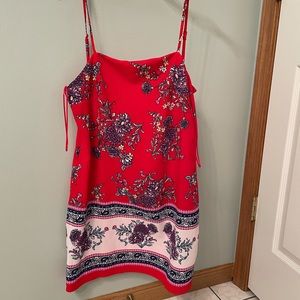 Francesca’s red dress brand new